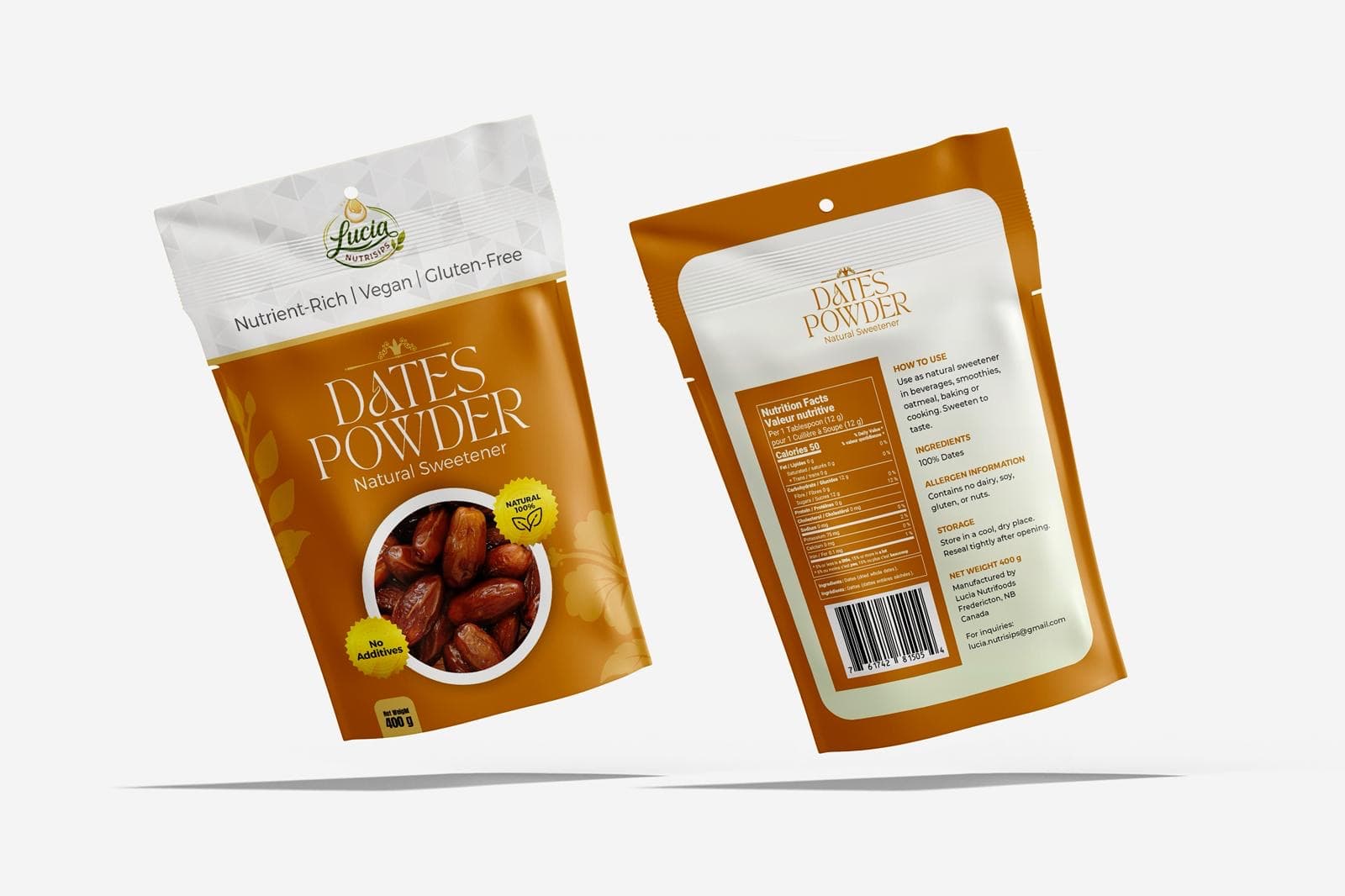 Poudre de dattes – Édulcorant naturel